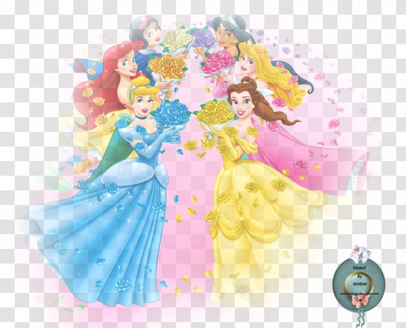 Belle Disney Princess Cinderella Snow White - Art Transparent PNG