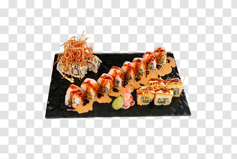 Sushi California Roll Japanese Cuisine Asian Food - Finger - Dishes Transparent PNG
