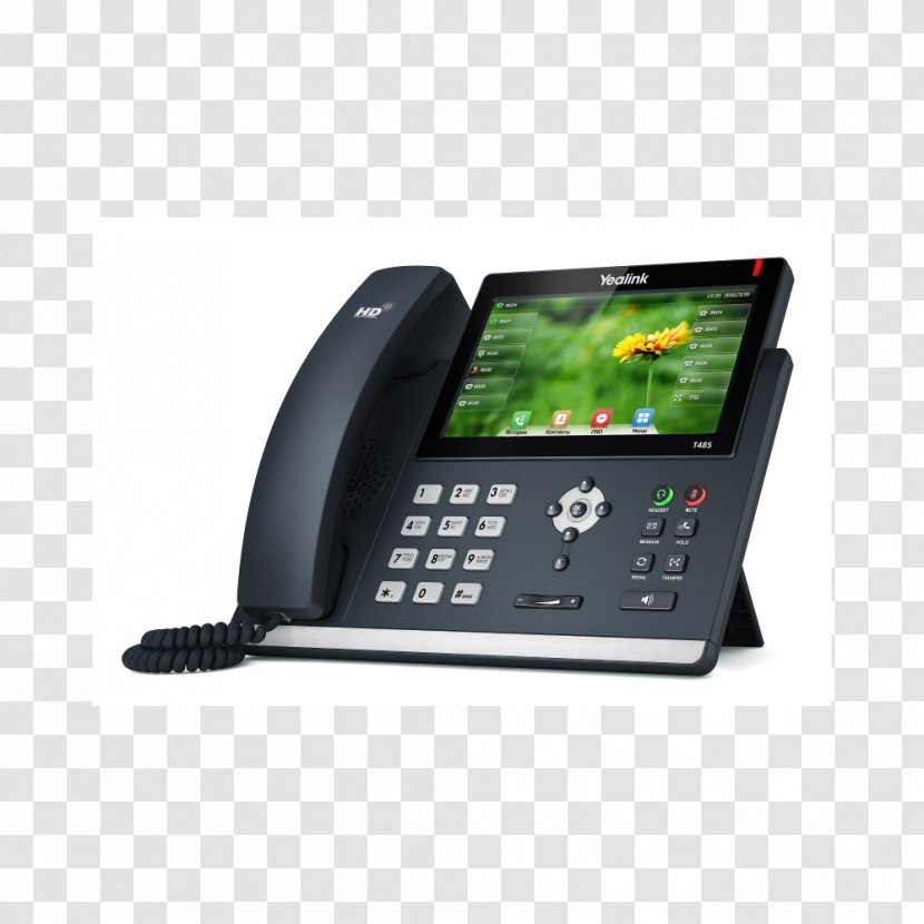 VoIP Phone Yealink Sip-t48s Gigabit Voip Ip Session Initiation Protocol SIP-T23G Telephone - Wideband Audio - Sip Transparent PNG