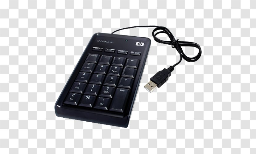 Computer Keyboard Numeric Keypads Hewlett-Packard Laptop Space Bar - Electronics Accessory - Keypad Transparent PNG