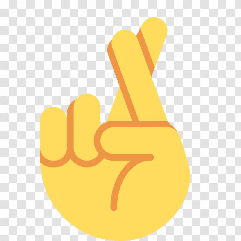 Emoji Crossed Fingers The Finger Index Meaning - Symbol Transparent PNG