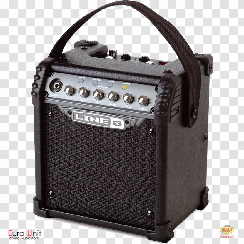 Guitar Amplifier Line 6 Micro Spider V Amp - Electric Transparent PNG