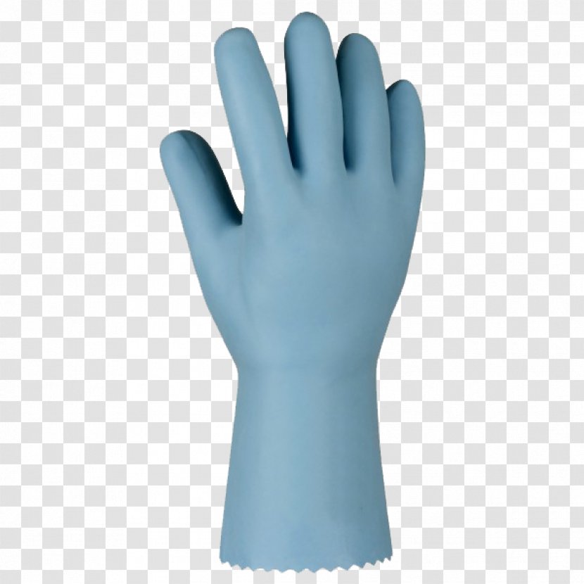 Schutzhandschuh Medical Glove Natural Rubber Lining - Personal Protective Equipment - Blau Flyer Transparent PNG