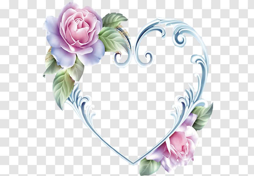 Heart Rose Picture Frames Transparent PNG