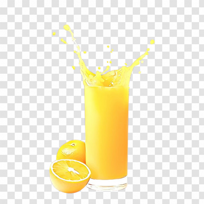 Orange Drink Juice Drink Fuzzy Navel Orange Soft Drink Transparent PNG