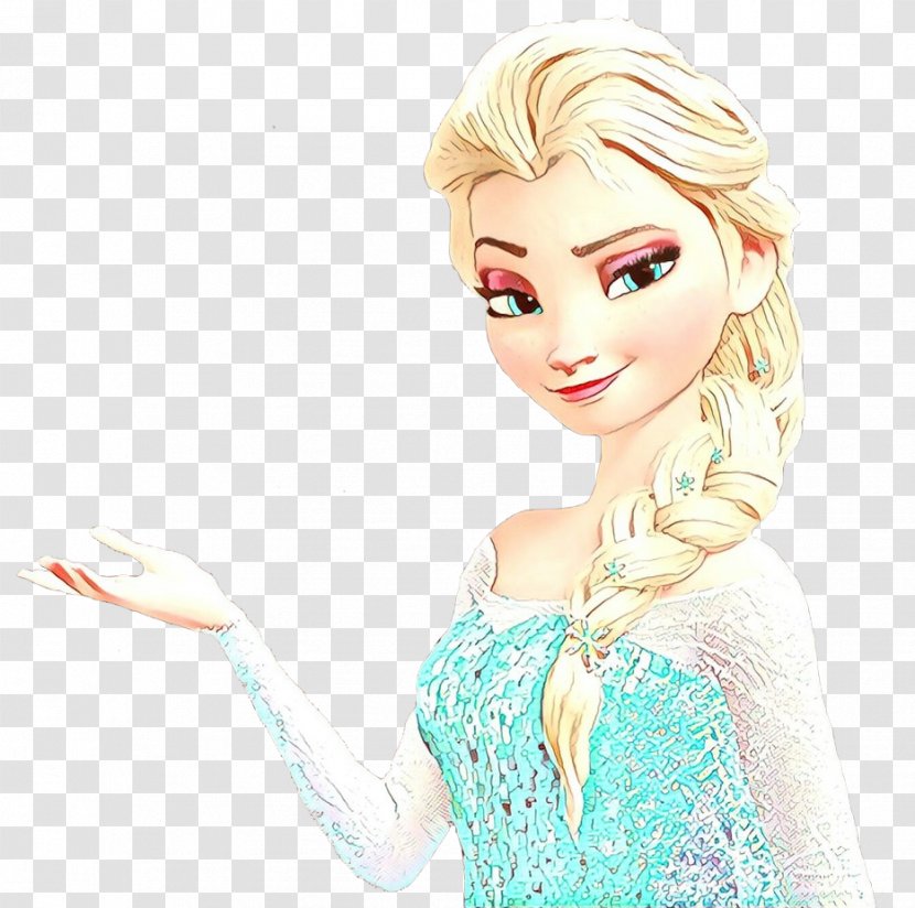 Elsa Anna Frozen Olaf Kristoff - Eyelash - Brown Hair Transparent PNG