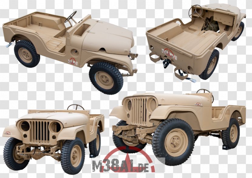 Willys Jeep Truck MB M38A1 CJ - M38 Transparent PNG