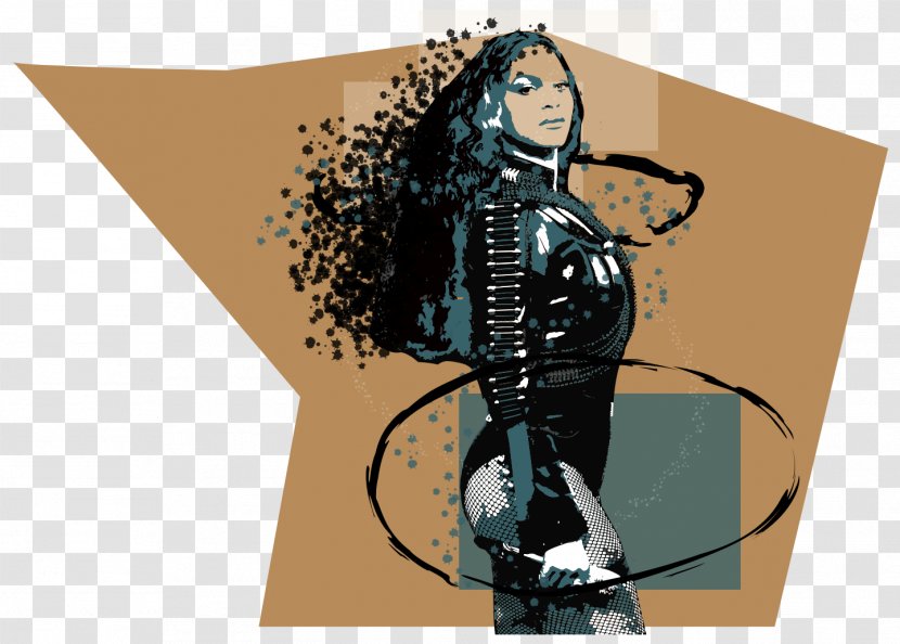 Graphic Design Cartoon - Frame - Beyonce Transparent PNG