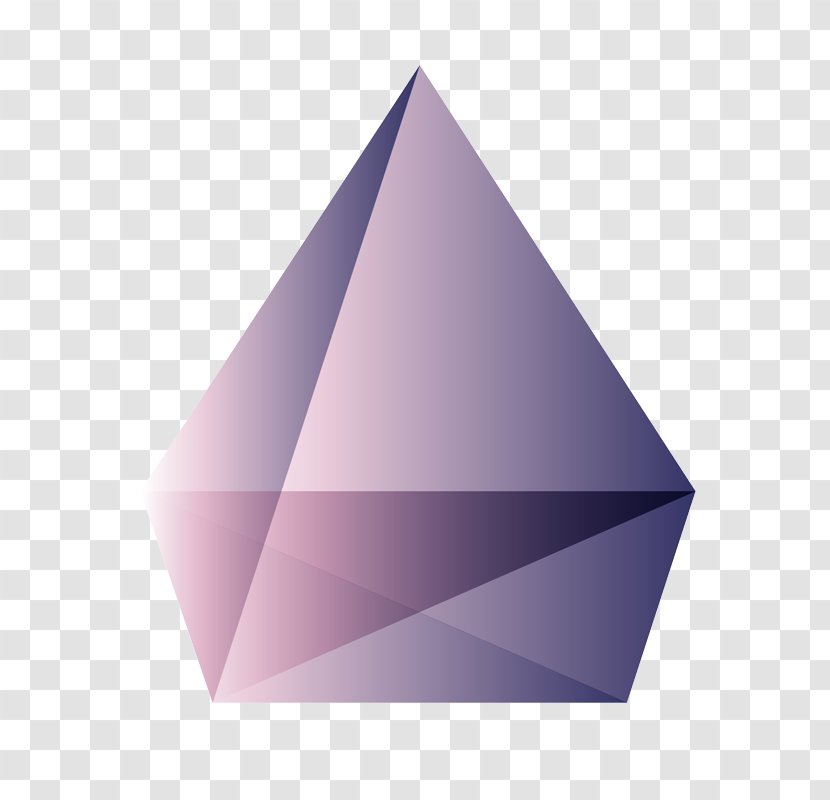 Triangle - Violet - Purple Transparent PNG