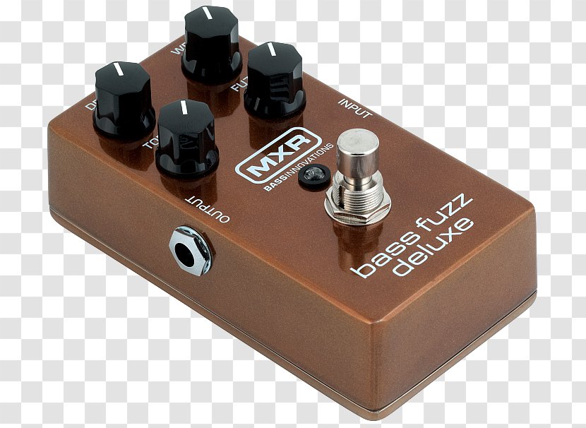 Distortion Effects Processors & Pedals Fuzzbox MXR Bass Guitar - Watercolor Transparent PNG