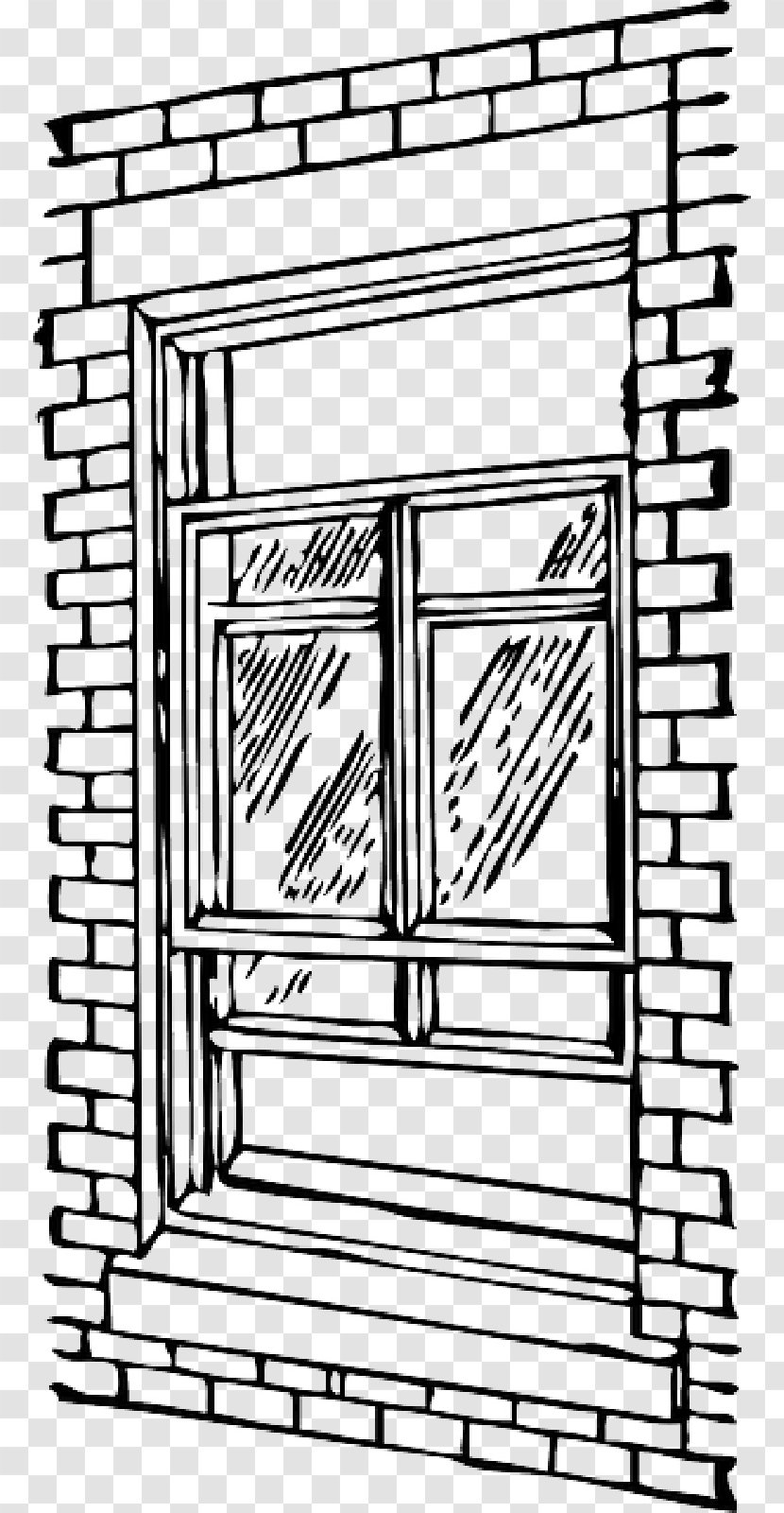 Window Clip Art Vector Graphics Borders And Frames Image - Rectangle - Brick Transparent PNG