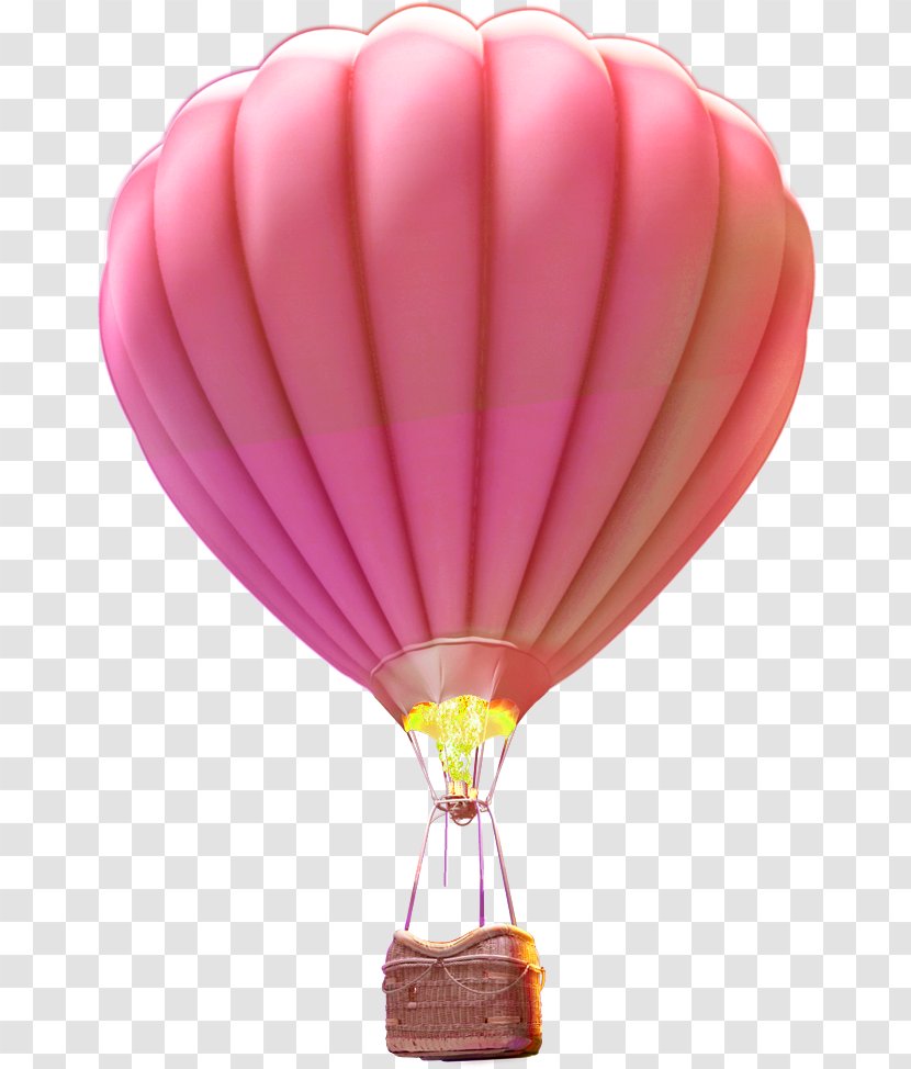 Hot Air Balloon Flight Purple - Gift Transparent PNG