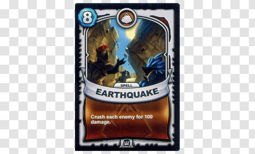 Skylanders Battlecast Earthquake Fault Boulder - Hit And Run - Earth Transparent PNG