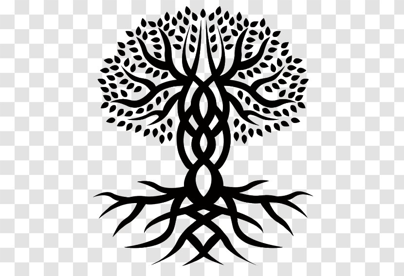 Tree Of Life Celtic Knot Drawing Celts Art - White Gondor Tattoo Transparent PNG