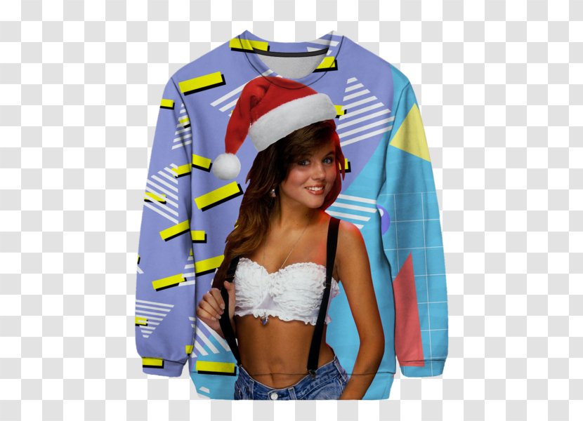 Kelly Kapowski Christmas Jumper T-shirt Sweater - T Shirt Transparent PNG