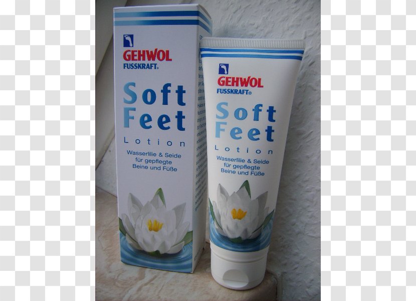 Lotion Gehwol Fusskraft Soft Feet Cream Exfoliation Blau Transparent PNG