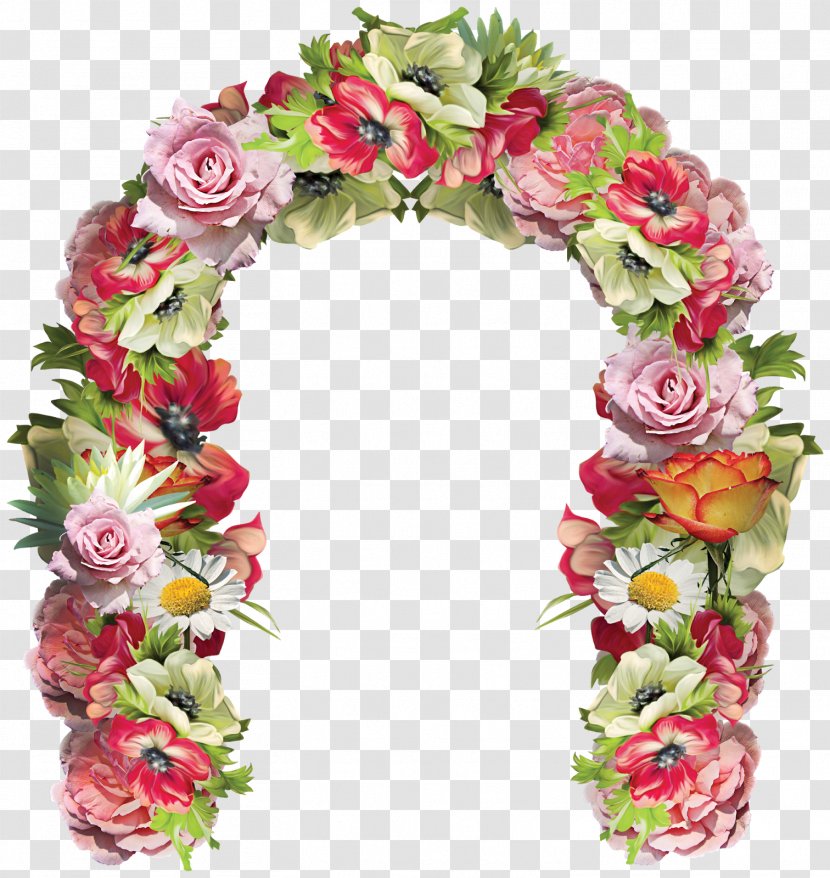 Flower Door Floral Design Picture Frames - Floristry - Bowknot Transparent PNG