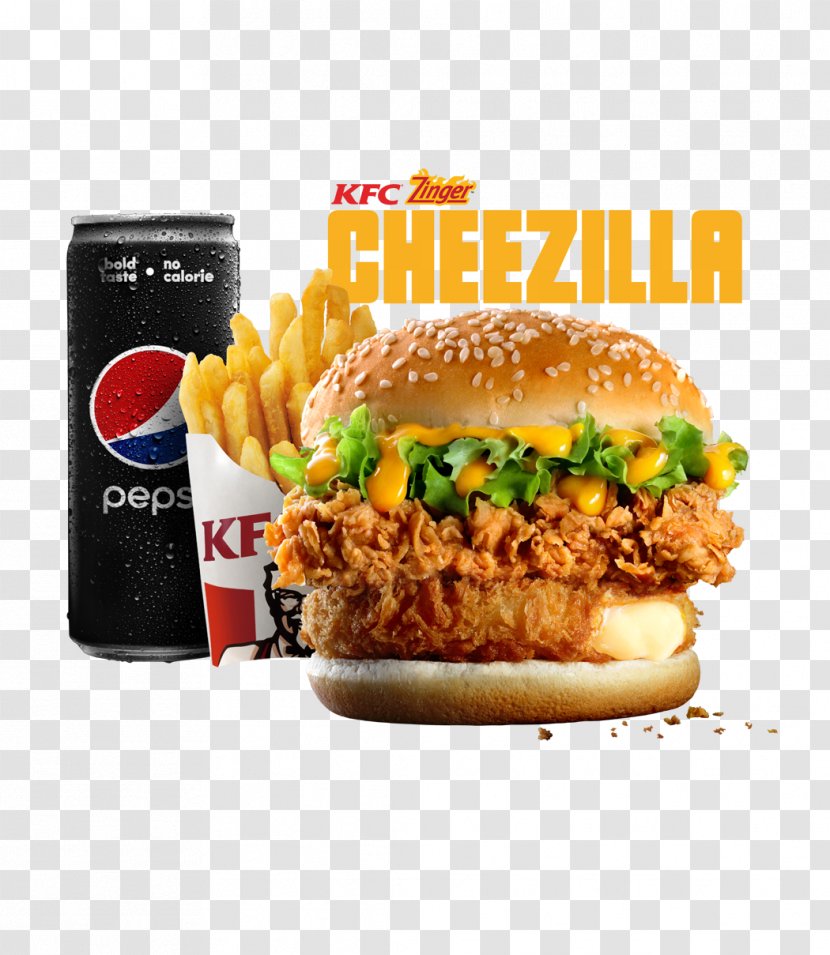 Cheeseburger KFC Buffalo Burger Hamburger Slider - Sandwich - Ayam Goreng Transparent PNG