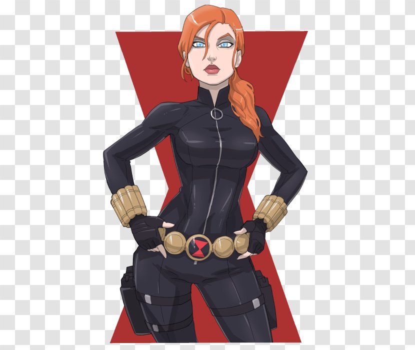 Action & Toy Figures Character Muscle Animated Cartoon - Fictional - Black Widow Transparent PNG
