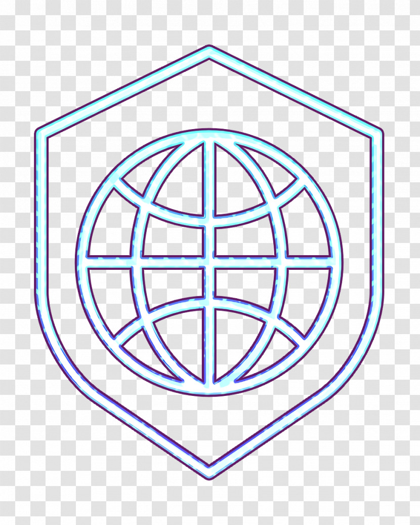 Cyber Icon Seo And Web Icon Shield Icon Transparent PNG