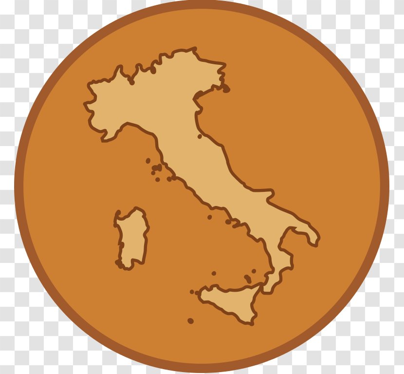 Italy World Map Blank Cartography Transparent PNG