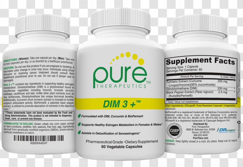 Dietary Supplement Capsule Therapy Pharmaceutical Drug 3,3'-Diindolylmethane - Diet - Pure Veg Transparent PNG