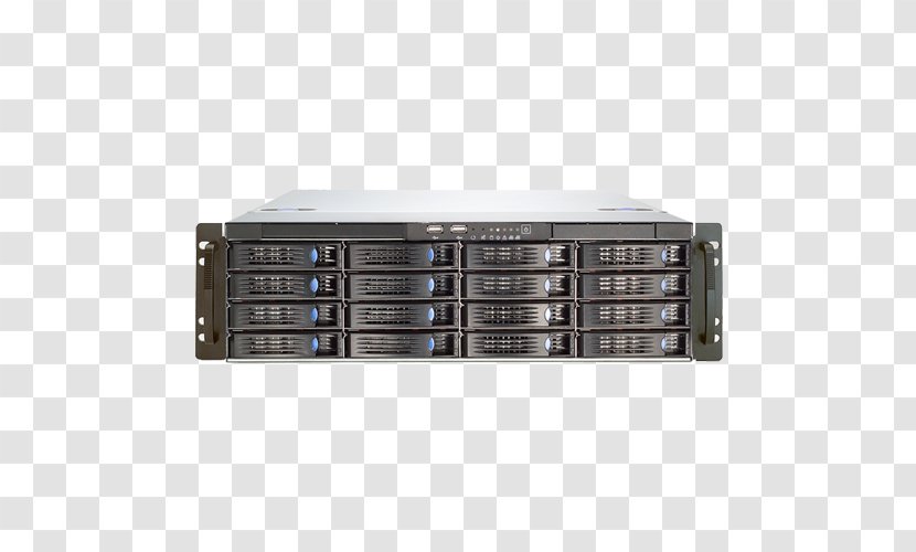 Computer Cases & Housings Network Storage Systems 19-inch Rack RAID Serial Attached SCSI - Video Recorder - Raid Transparent PNG