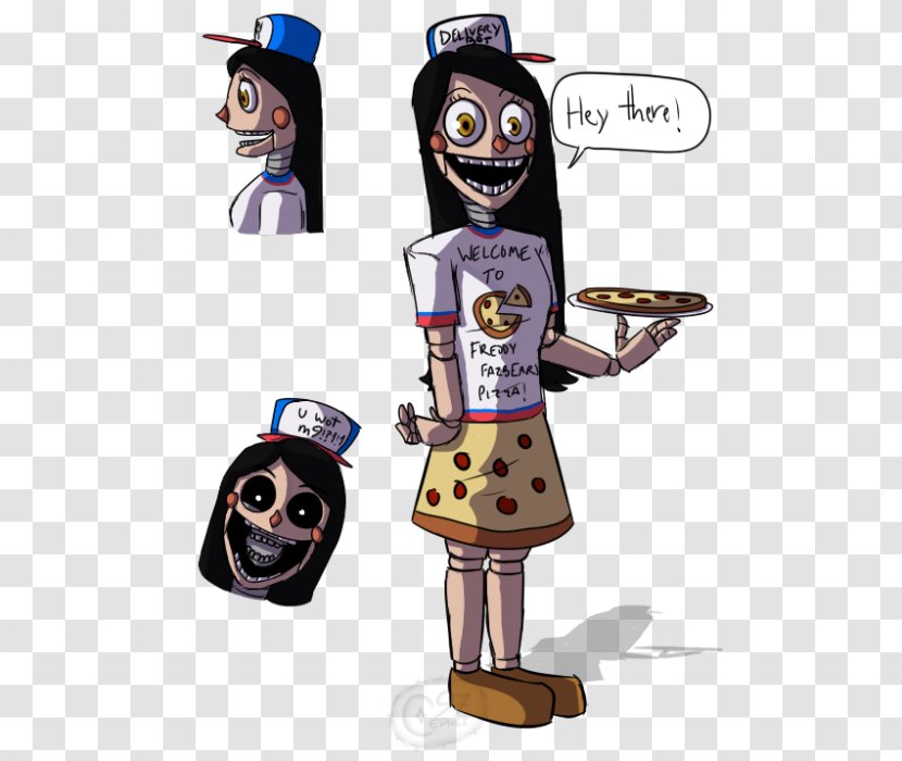 Cartoon Mascot Character - Art - Pizza Doodle Transparent PNG