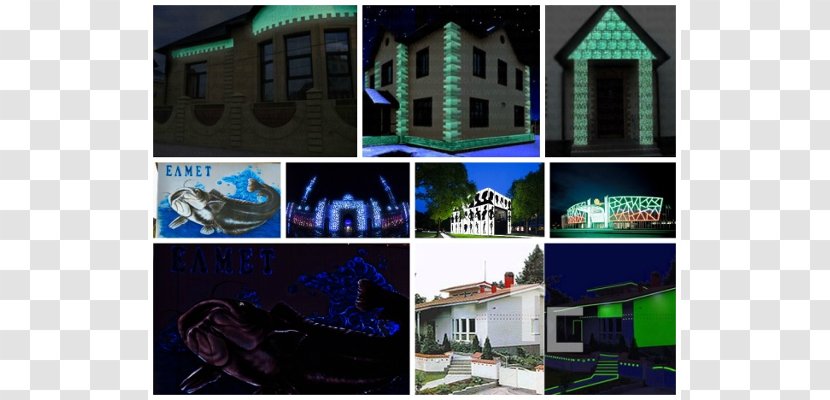 Facade Luminous Paint Acrylic Building - Display Device - World Habitat Day Transparent PNG