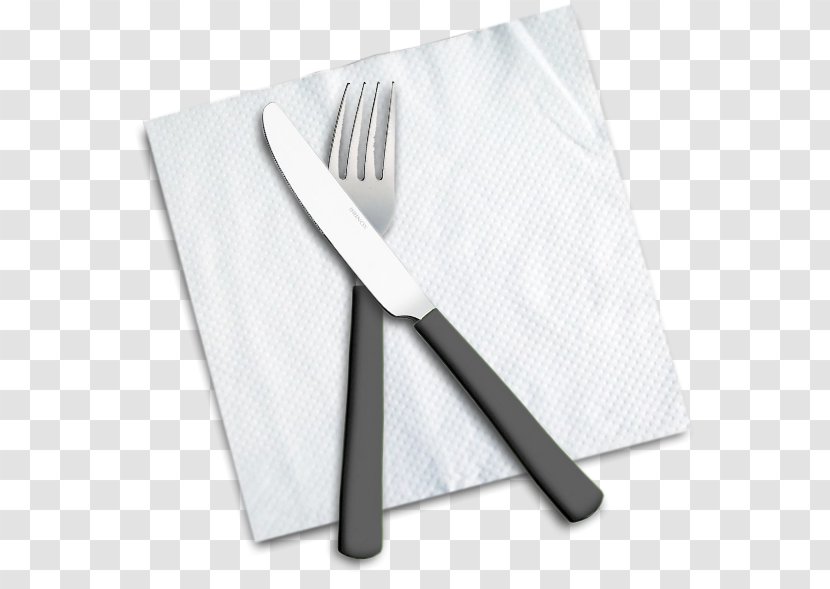 Cloth Napkins Cutlery Knife Fork Plate - Food Transparent PNG