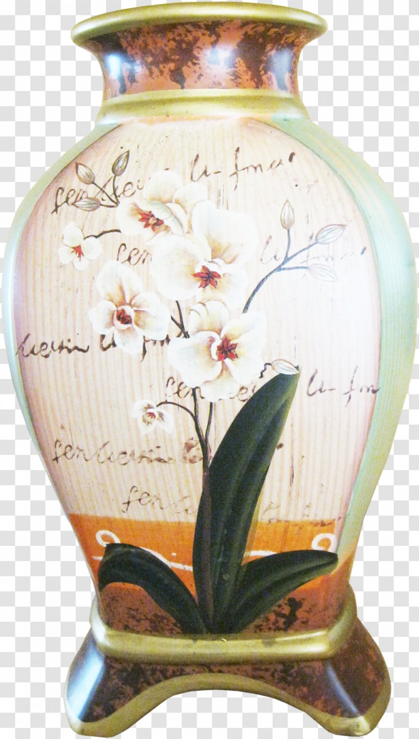 Bottle Flower Printing - Pottery - Beautiful Flowers Transparent PNG