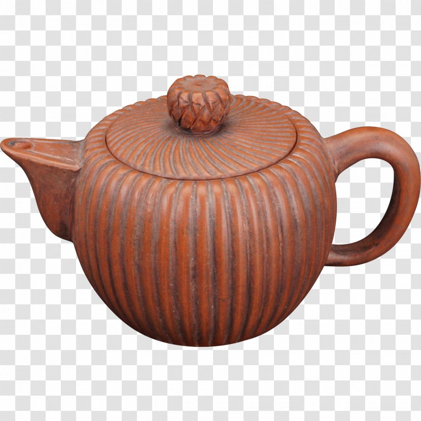 Yixing Tableware Teapot Ceramic Pottery - Dinnerware Set - Antique Transparent PNG