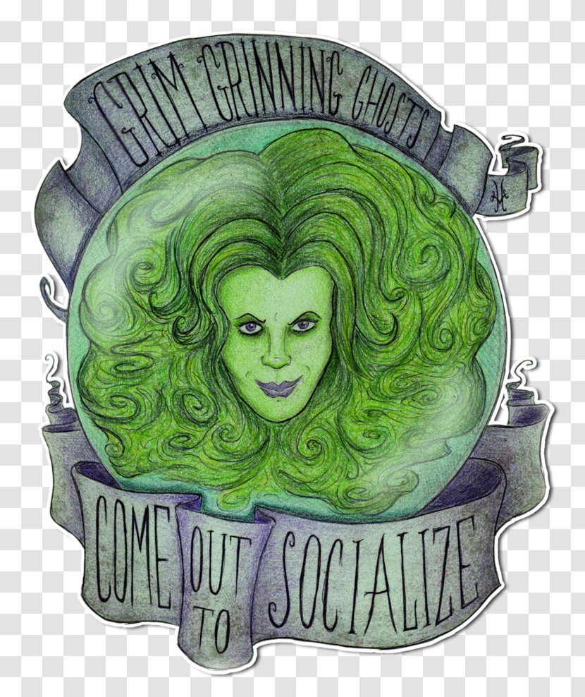 The Haunted Mansion Madame Leota Disneyland Grim Grinning Ghosts - Plant Transparent PNG