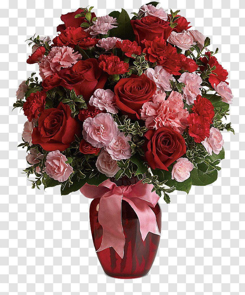 Flower Delivery Floristry Valentine's Day Bouquet - Gift - Of Flowers Transparent PNG