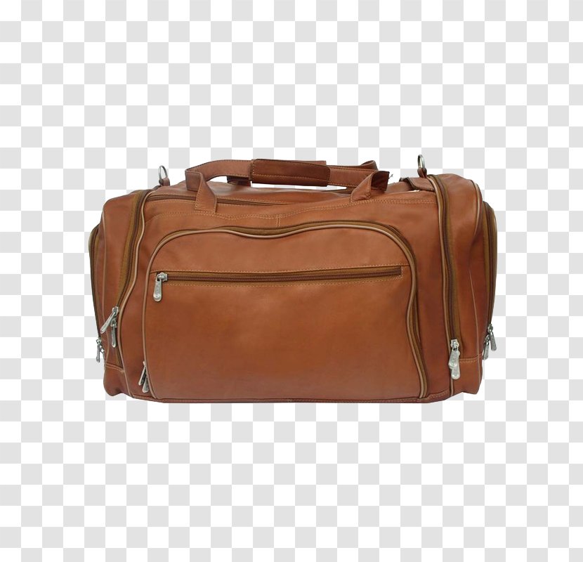 Piel Leather Multi-Compartment Duffel Bag 2462 Bags Handbag Zipper Transparent PNG