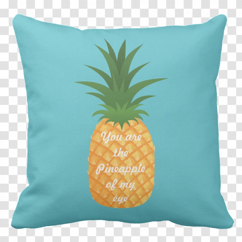 Throw Pillows Cushion Couch Chair - Pineapple Pillow Transparent PNG