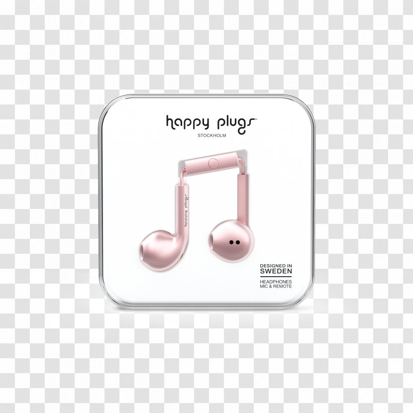 Happy Plugs Earbud Plus Headphones In-Ear Écouteur - Iphone Transparent PNG