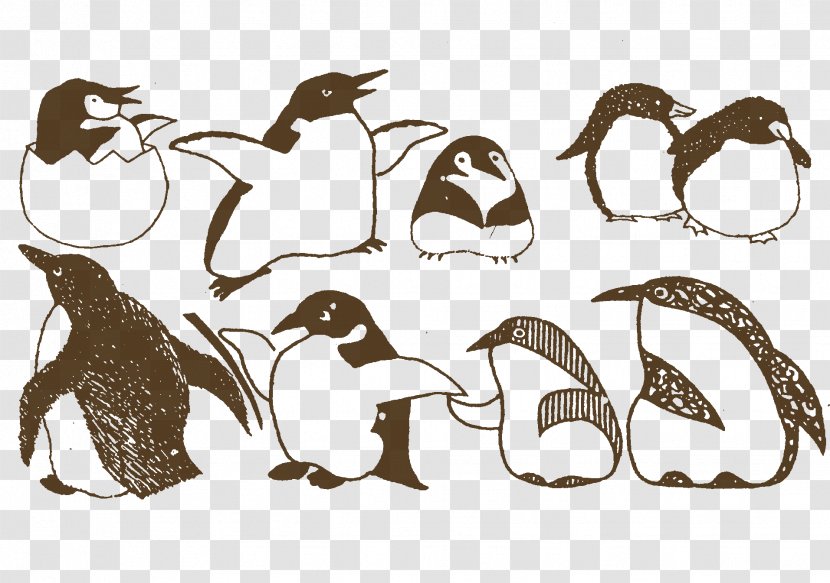 Penguin Painting Illustration - Fauna - Lot Transparent PNG