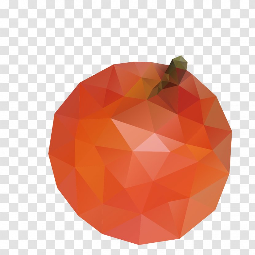 Orange Red Rojo Naranja - Vecteur - Triangle Decoration Vector Transparent PNG