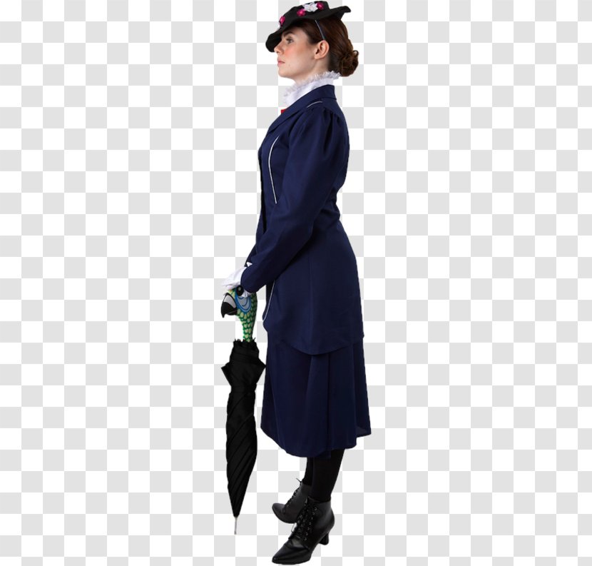 Mary Poppins Costume Disguise Clothing Nanny - Standing Transparent PNG