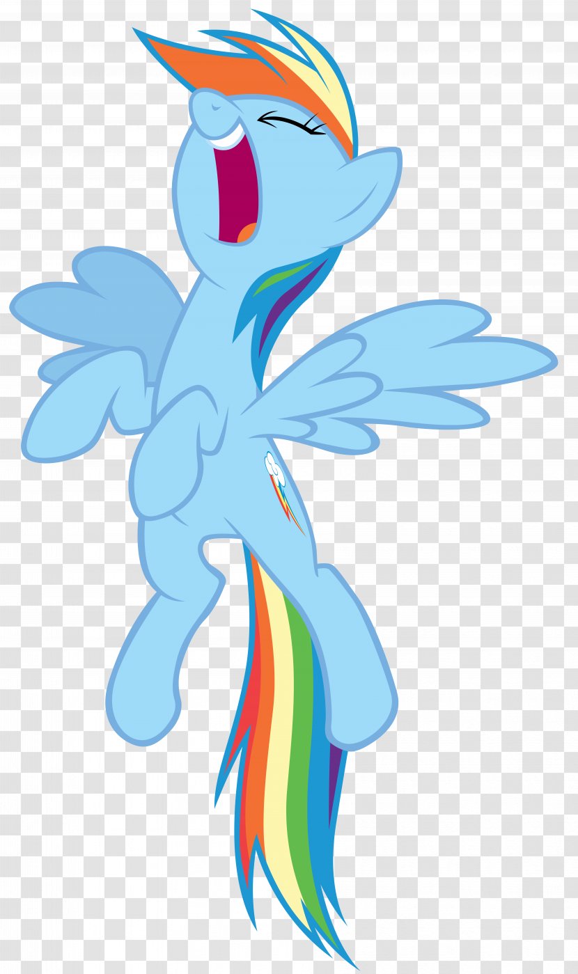 Pony Rainbow Dash Digital Art Illustration - Horse Transparent PNG