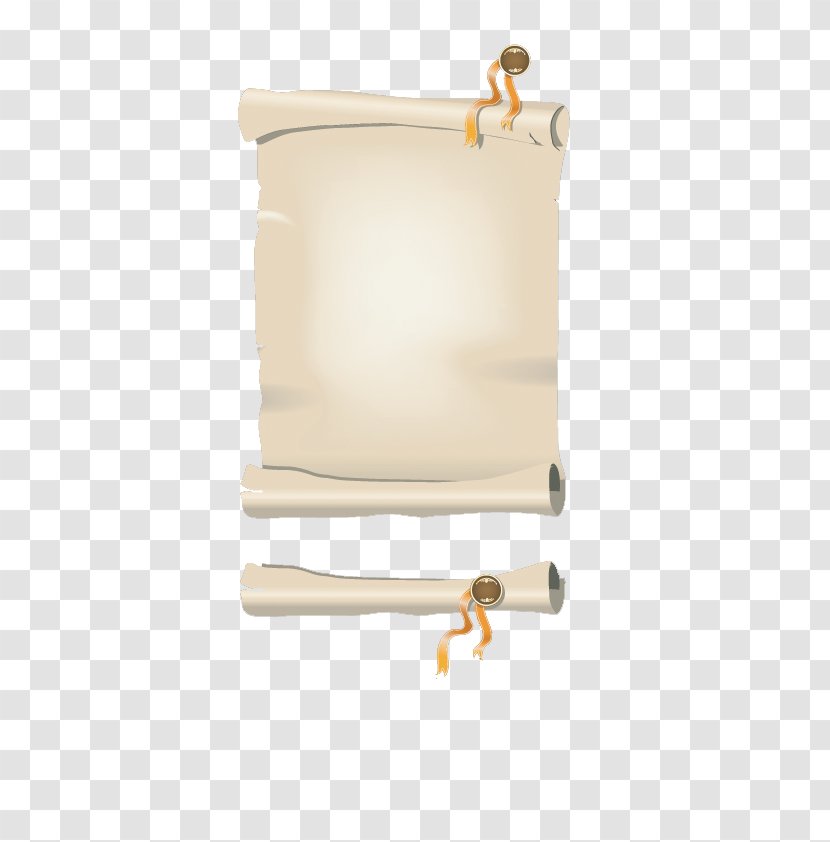 Paper Parchment Scroll Papyrus Manuscript - Pin Transparent PNG