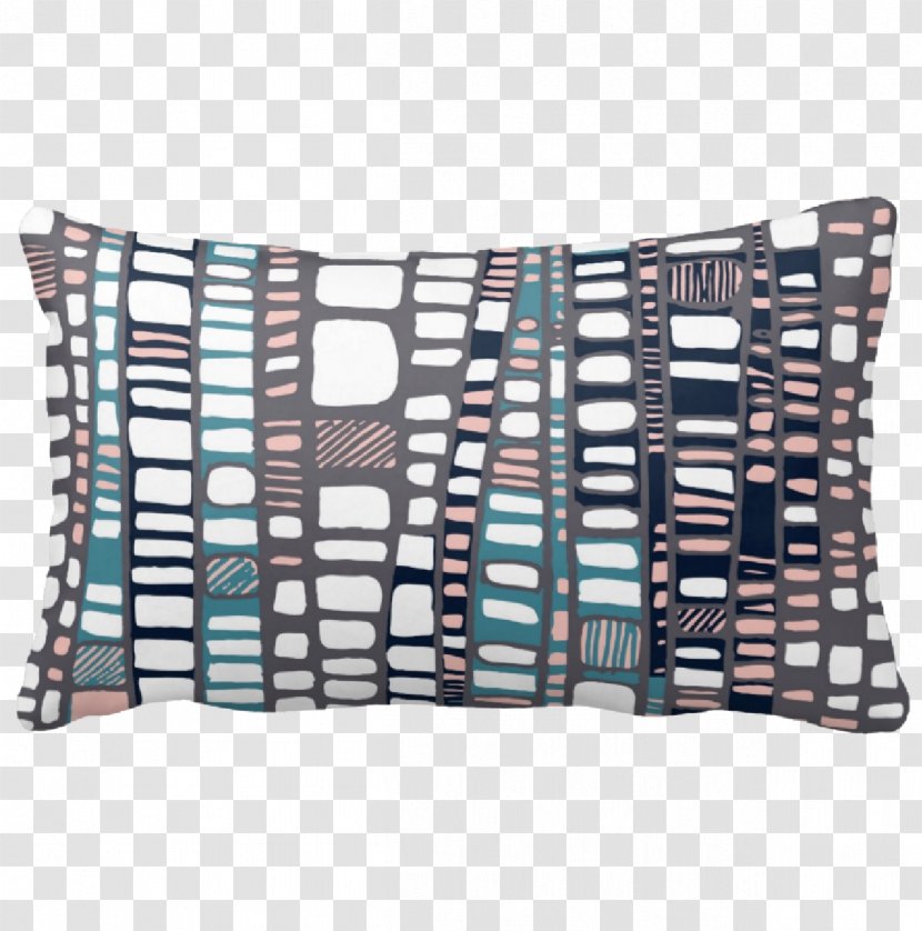 Throw Pillows Cushion Lumbar Wall - Brown - Multicolored Lines Transparent PNG