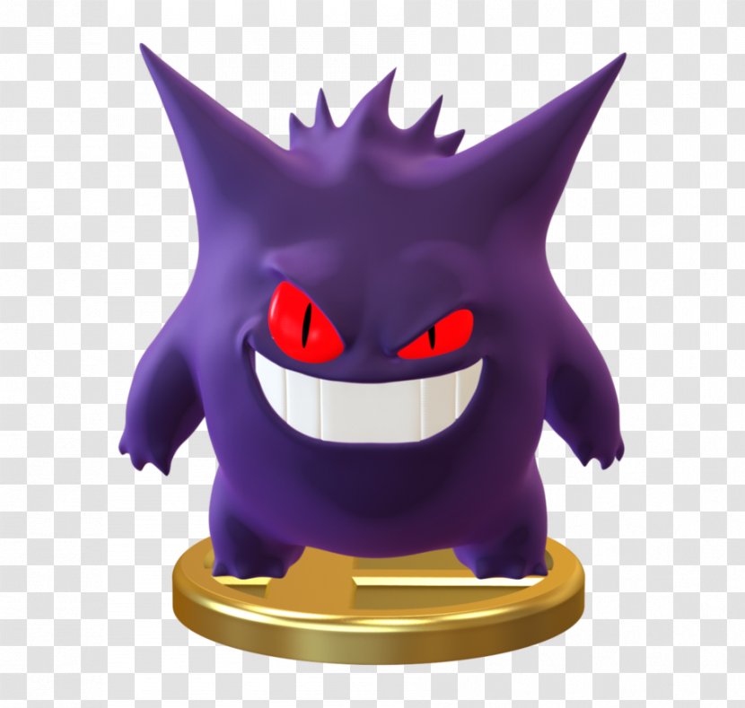 Super Smash Bros. For Nintendo 3DS And Wii U Gengar Trophy Pokémon Mew - Sceptile Transparent PNG