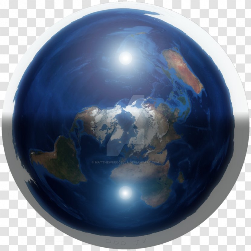 Flat Earth Society Globe Map - Sphere Transparent PNG