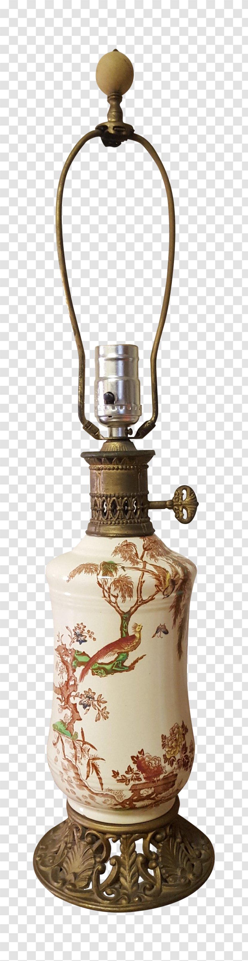01504 - Kettle - Hand-painted Lamp Transparent PNG