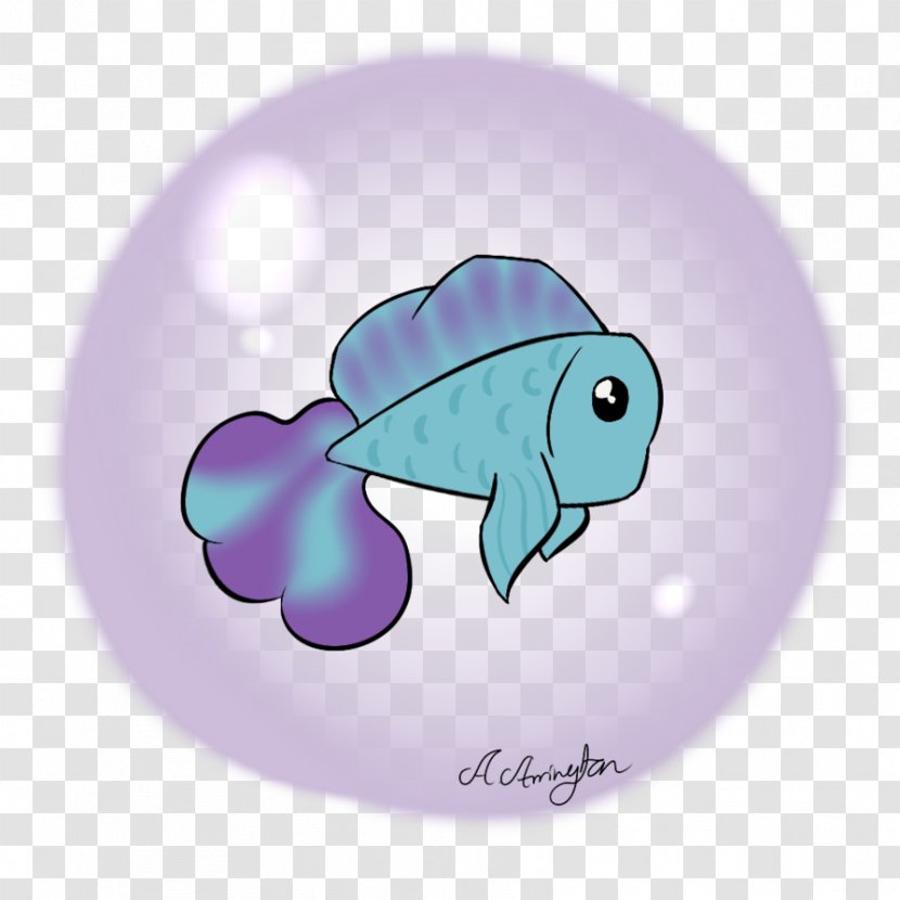 Fish Marine Mammal Invertebrate Animated Cartoon - Violet - Ilya Kuvshinov Transparent PNG