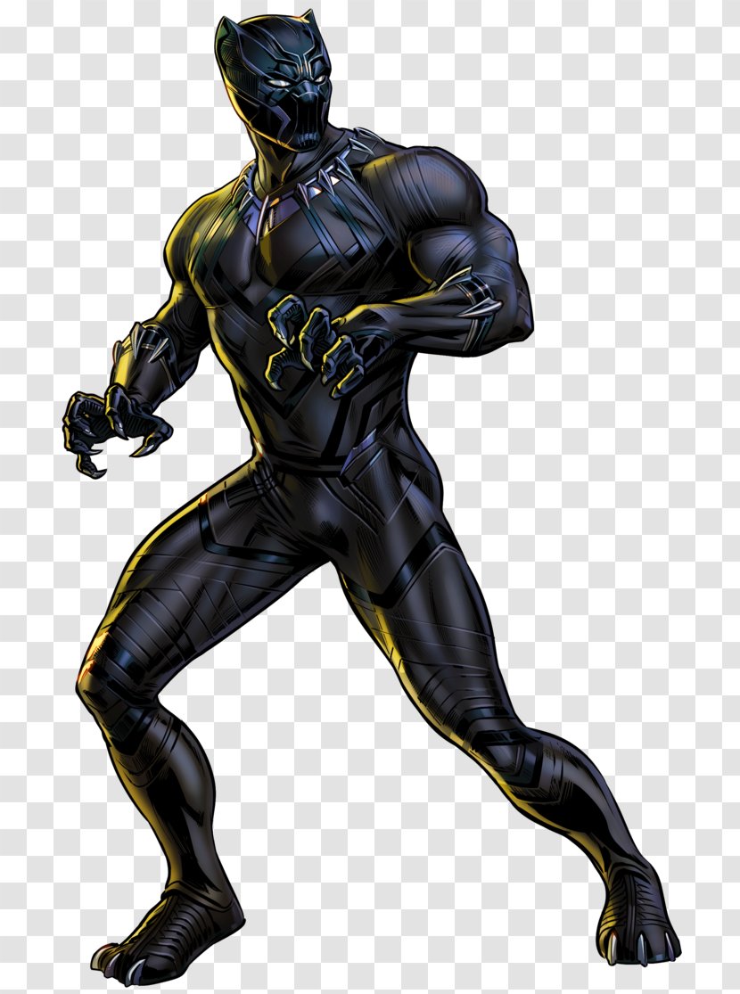 Black Panther Marvel: Avengers Alliance Widow Carol Danvers Captain America - Fictional Character Transparent PNG