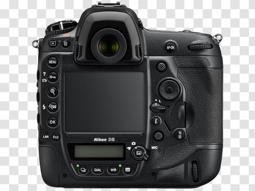 Nikon D5 Full-frame Digital SLR Camera XQD Card - Cartoon - Photo Cameras Transparent PNG