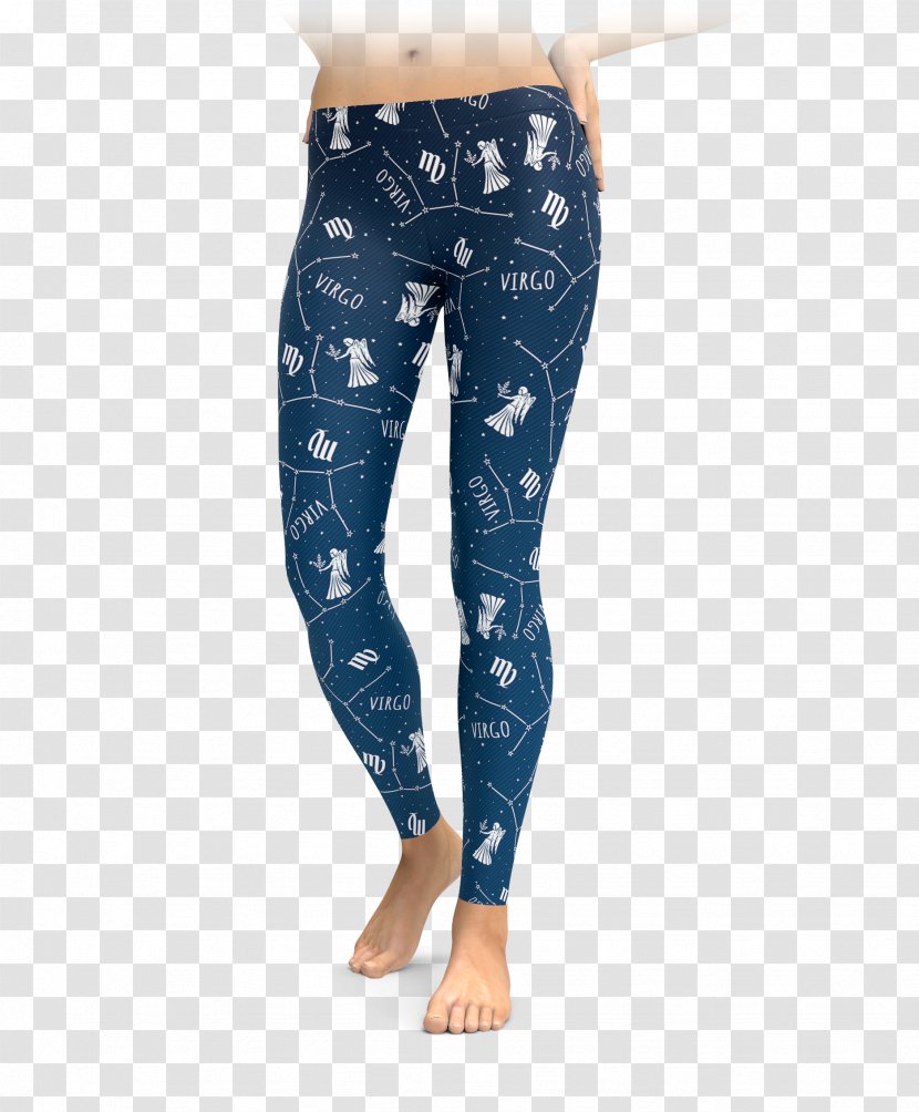 Leggings Yoga Pants Sweater Fashion - Trousers - Virgo Zodiac Transparent PNG